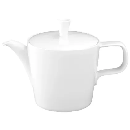 Zdjęcie Piękny stylowy porcelanowy dzbanek w kolorze białym z Niemiec - Seltmann Weiden