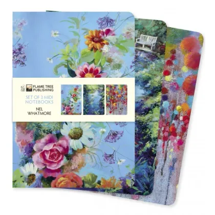 Zdjęcie Stylowa kolekcja midi notebooków Nel Whatmore - Flame Tree Studio