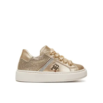 Zdjęcie Tommy Hilfiger Sneakersy Sneaker Bassa Allacciata T1A9-33932-0829 S Złoty