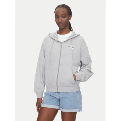 Zdjęcie Calvin Klein Jeans Bluza Monologo LV047B270G Szary Regular Fit