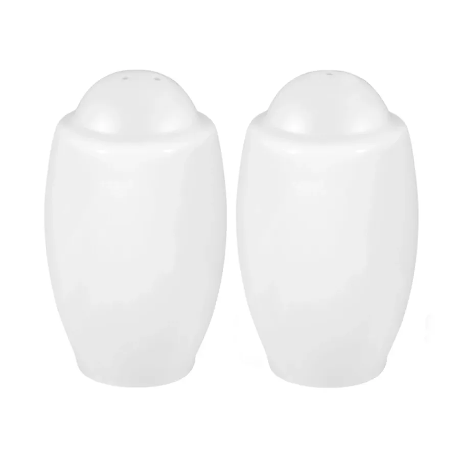 obrazek 1 Stylowy biały porcelanowy zestaw – solniczka z pieprzniczką - Seltmann Weiden