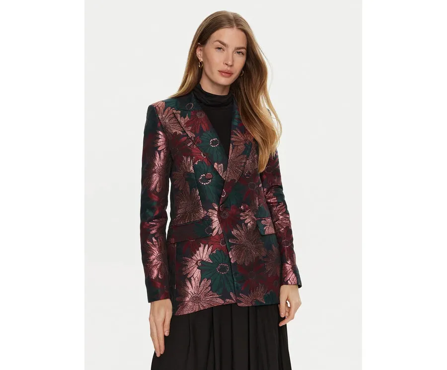 obrazek 1 Lola Casademunt by Maite Marynarka MF2402009 Kolorowy Regular Fit