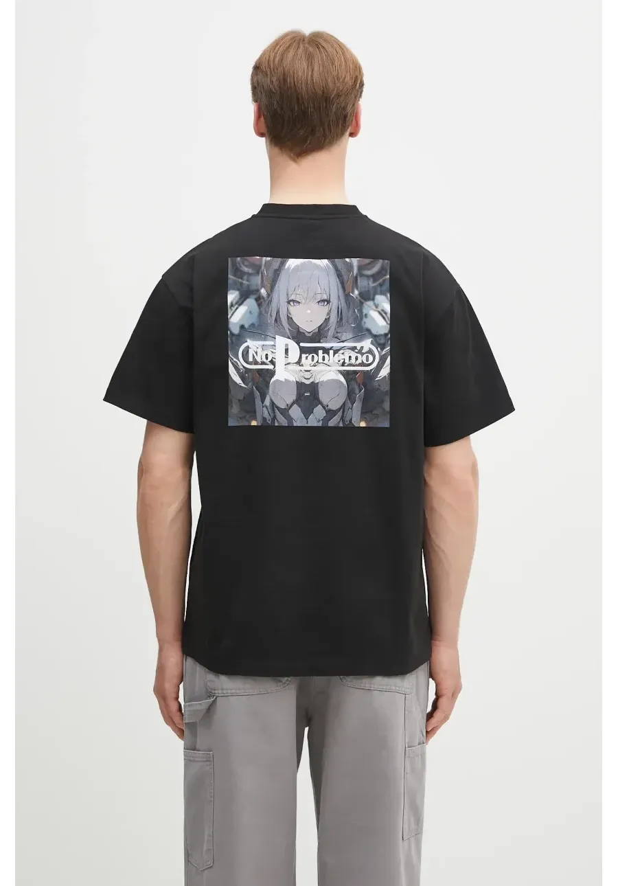 obrazek 1 No Problemo t-shirt bawełniany No Limits SS Tee męski kolor czarny z nadrukiem NP6000603