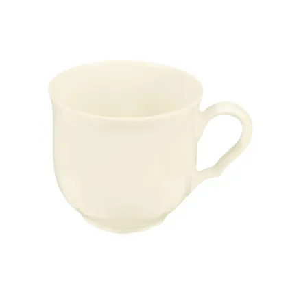 Zdjęcie Klasyczna mała porcelanowa filiżanka do espresso w kolorze kości słoniowej - Seltmann Weiden