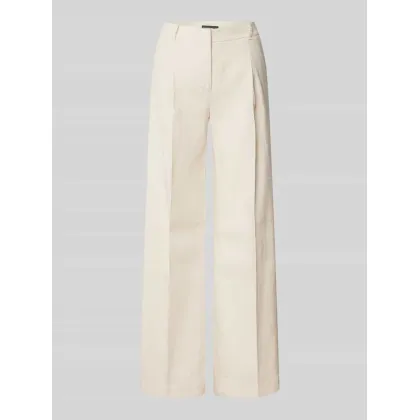 Zdjęcie Spodnie materiałowe z ozdobnymi szwami model ‘ROS’