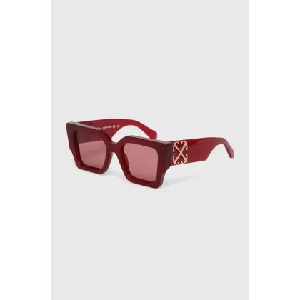 Zdjęcie Off-White okulary przeciwsłoneczne kolor bordowy OERI128_552828