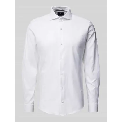 Zdjęcie Koszula biznesowa o kroju slim fit z kołnierzykiem typu cutaway model ‘Pares’