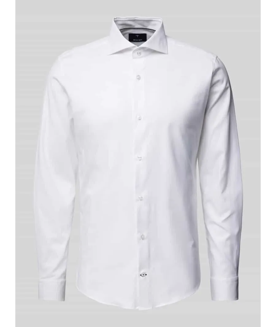 obrazek 1 Koszula biznesowa o kroju slim fit z kołnierzykiem typu cutaway model ‘Pares’
