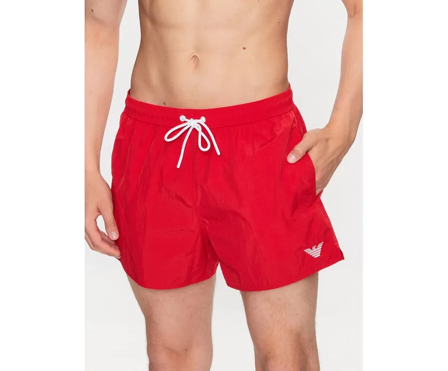 obrazek 1 Emporio Armani Underwear Szorty kąpielowe 211756 3R422 00173 Czerwony Regular Fit