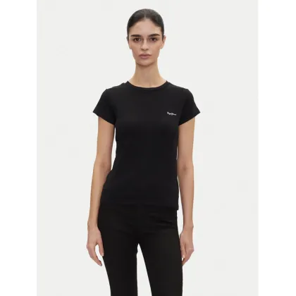Zdjęcie Pepe Jeans T-Shirt PL506037 Czarny Regular Fit