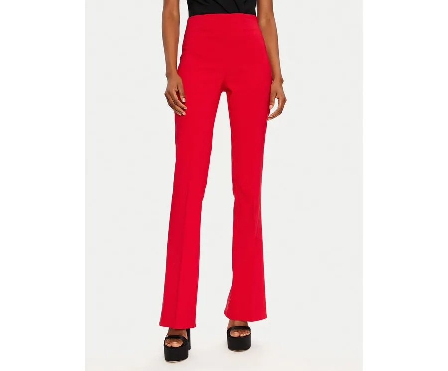 obrazek 1 Rinascimento Spodnie materiałowe 1000769229512 Czerwony Regular Fit