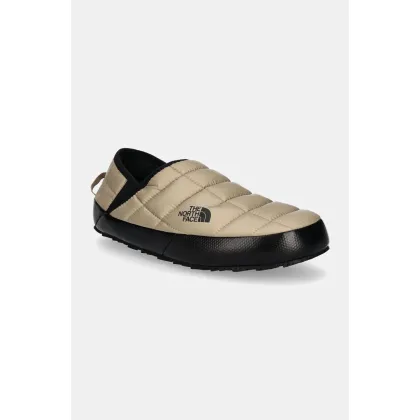 Zdjęcie The North Face kapcie Thermoball Traction Mule V kolor beżowy NF0A3UZNVJU1