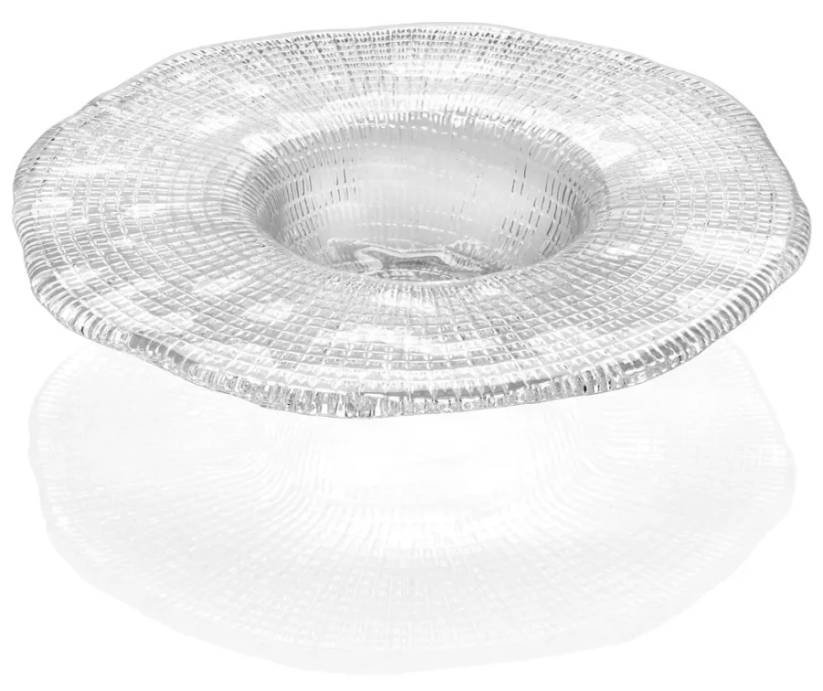 obrazek 1 Piękny włoski przezroczysty talerz Diamond – IVV