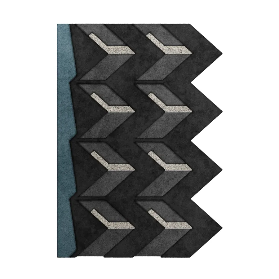 obrazek 1 Stylowy abstrakcyjny dywan retro