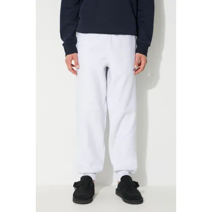 Zdjęcie Carhartt WIP spodnie dresowe American Script Jogging Pant kolor szary melanżowe I027042