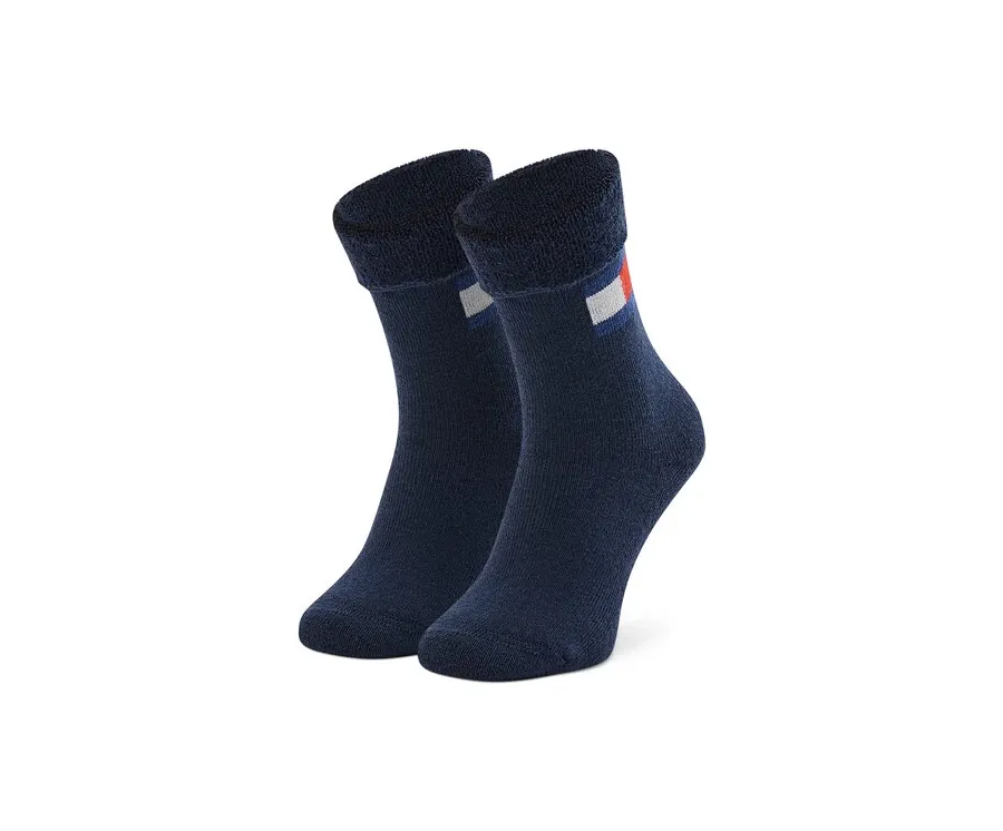 obrazek 1 Tommy Hilfiger Skarpety Wysokie Dziecięce 701220271 Granatowy