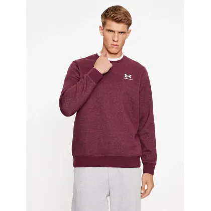 Zdjęcie Under Armour Bluza Ua Essential Fleece Crew 1374250 Bordowy Loose Fit