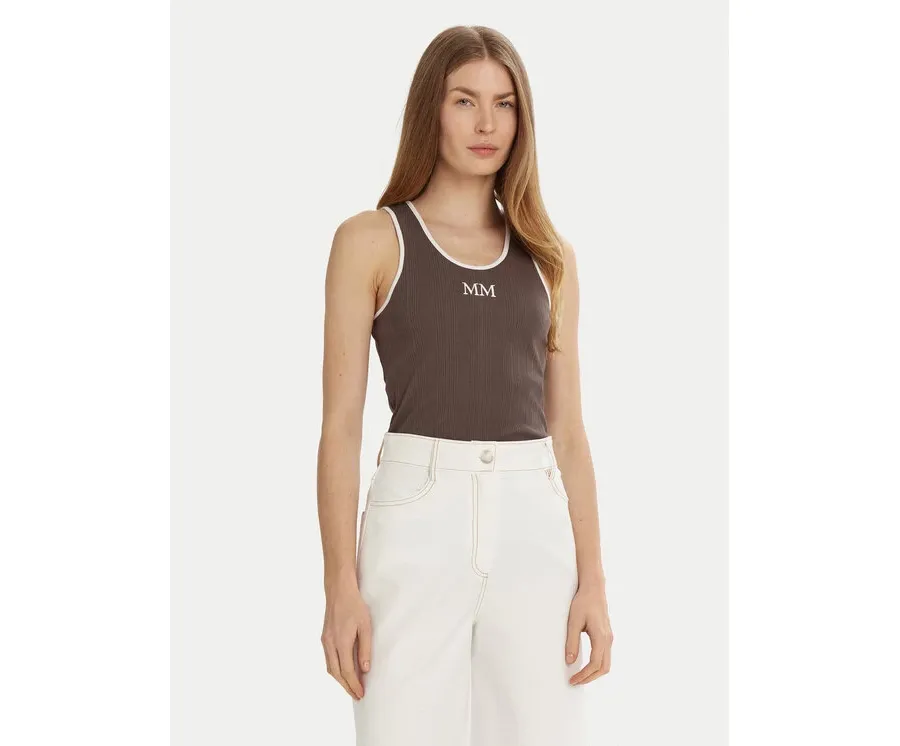 obrazek 1 Max Mara Leisure Top Sax 2516941027 Brązowy Slim Fit