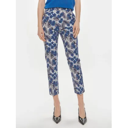 Zdjęcie Weekend Max Mara Spodnie materiałowe Ravello 2415131102 Granatowy Slim Fit