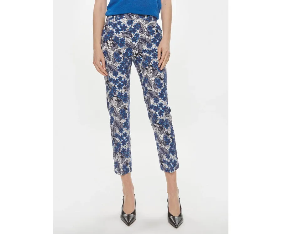 obrazek 1 Weekend Max Mara Spodnie materiałowe Ravello 2415131102 Granatowy Slim Fit