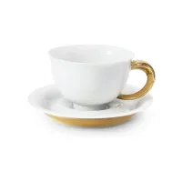 Picture Exclusive porcelain tea cup and saucer in a modern style – Rudolf Kampf/Outlet