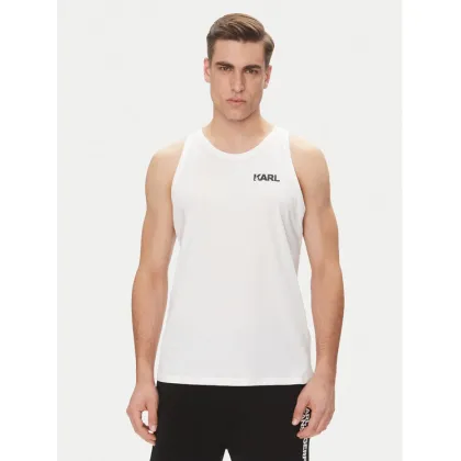 Zdjęcie KARL LAGERFELD Tank top A1M46069 Biały Regular Fit