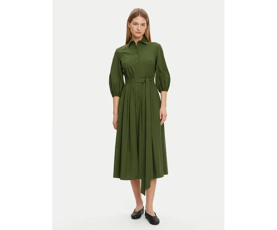 obrazek 1 Weekend Max Mara Sukienka koszulowa Kenita 2515221202 Zielony Regular Fit