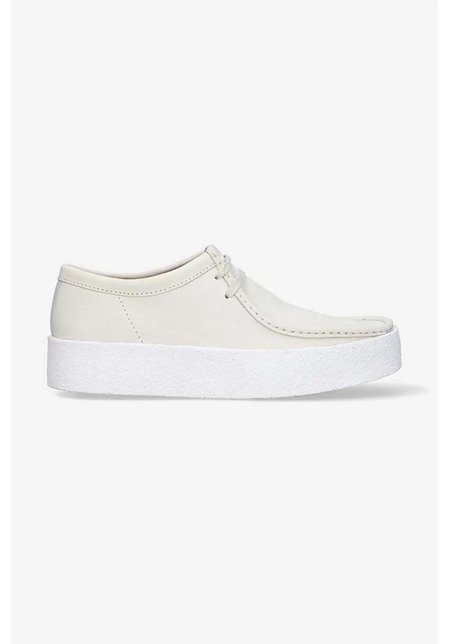 obrazek 1 Clarks Originals mokasyny zamszowe Wallabee Cup kolor beżowy 26158153