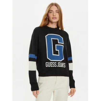 Zdjęcie Guess Jeans Sweter W4BR11 Z3HN2 Czarny Regular Fit