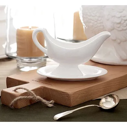 Picture Ceramic sauce dish with a stand