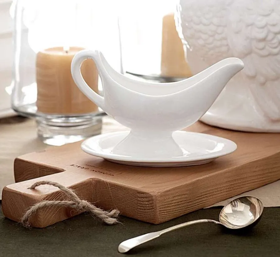obrazek 1 Ceramiczna sosjerka z podstawką