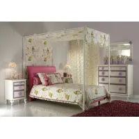 Zdjęcie Stylowy komplet mebli do sypialni dla małej dziewczynki - Halley