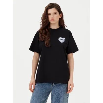 Zdjęcie HUGO T-Shirt Vintage 50534545 Czarny Boxy Fit