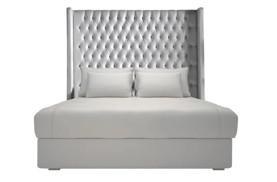 obrazek 1 Stylowy biały zagłówek TROYA-TROYANO na materac 180x200cm - Collecion Alexandra