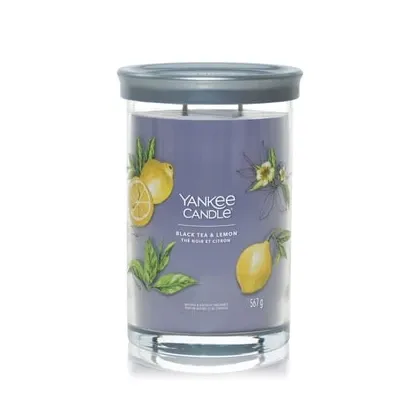 Zdjęcie Yankee Candle Black Tea & Lemon Signature Large Tumbler Świeca zapachowa 567 g