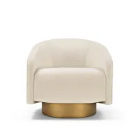 Picture Boemia upholstered swivel armchair