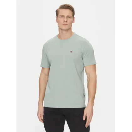 Zdjęcie Napapijri T-Shirt Salis NP0A4H8D Khaki Regular Fit