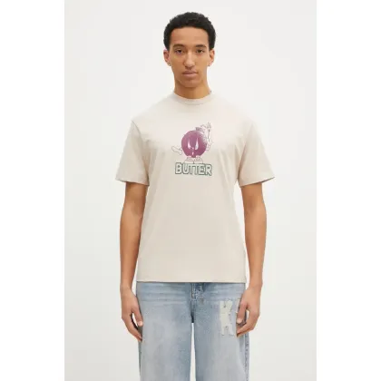 Zdjęcie Butter Goods t-shirt bawełniany Bomb Tee męski kolor beżowy z nadrukiem BG243100
