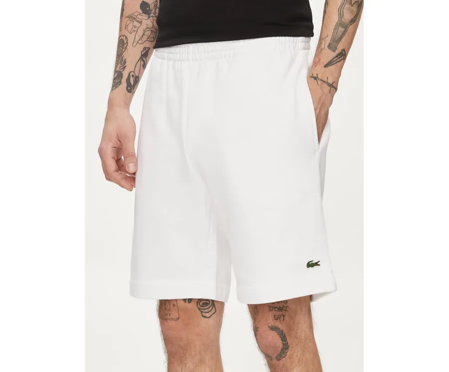 obrazek 1 Lacoste Szorty sportowe GH9627 Biały Regular Fit
