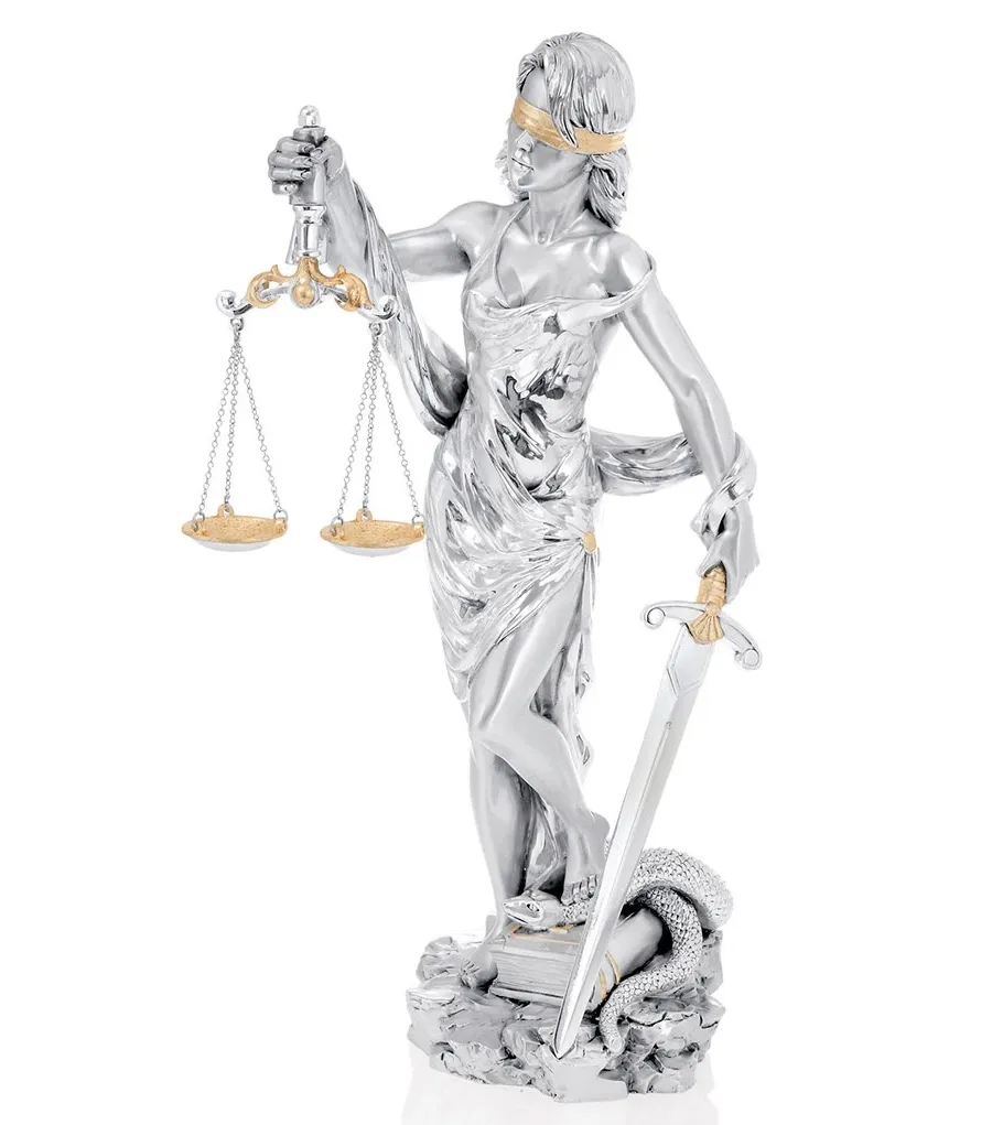 obrazek 1 Bogini sprawiedliwości - elegancka figurka na biurko