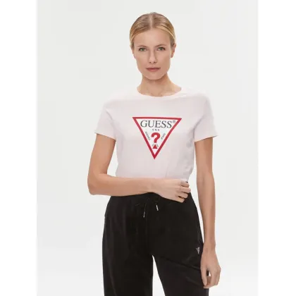 Zdjęcie Guess T-Shirt W1YI1B I3Z14 Różowy Slim Fit