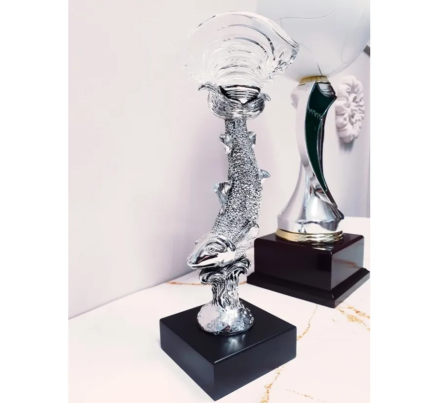 picture 3 Statuette with fish - Astra Argenti