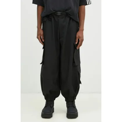 Zdjęcie Y-3 spodnie Sport Uniform Cuffed Cargo Pant męskie kolor czarny gładkie JM5494