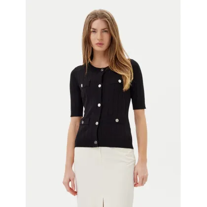 Zdjęcie ARTIGLI Kardigan ACMA001877 Czarny Regular Fit