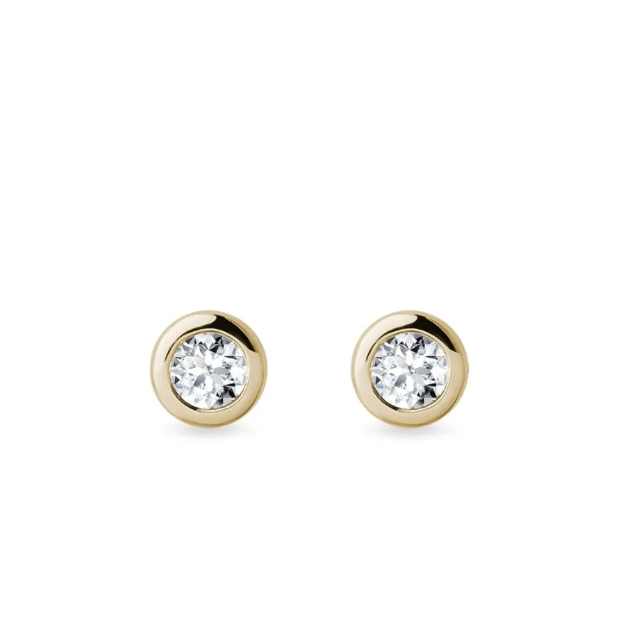 obrazek 1 Kamienie złota z diamentami Bezel 3 mm KLENOTA