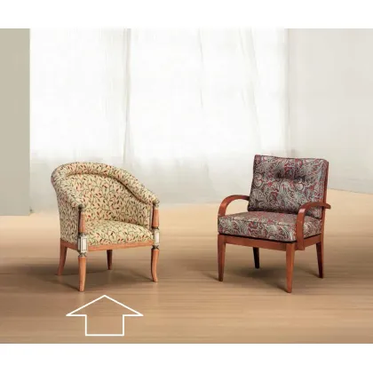 Zdjęcie Antyczny wyjątkowy fotel do salonu - Morello Gianpaolo