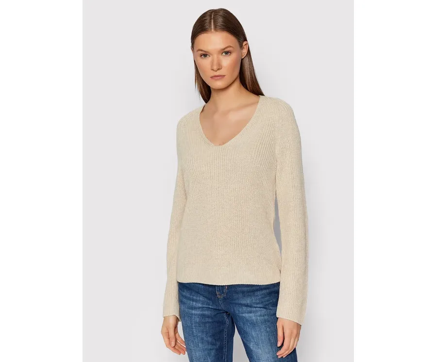 obrazek 1 Marc O'Polo Sweter B01 6059 60097 Beżowy Regular Fit