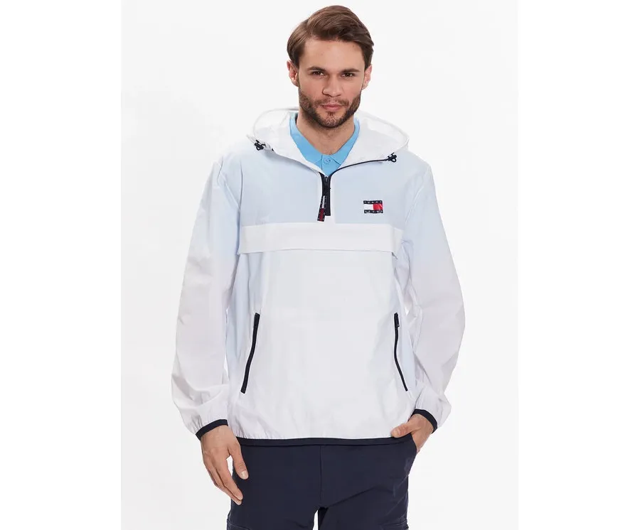 obrazek 1 Tommy Jeans Kurtka anorak DM0DM15906 Biały Regular Fit