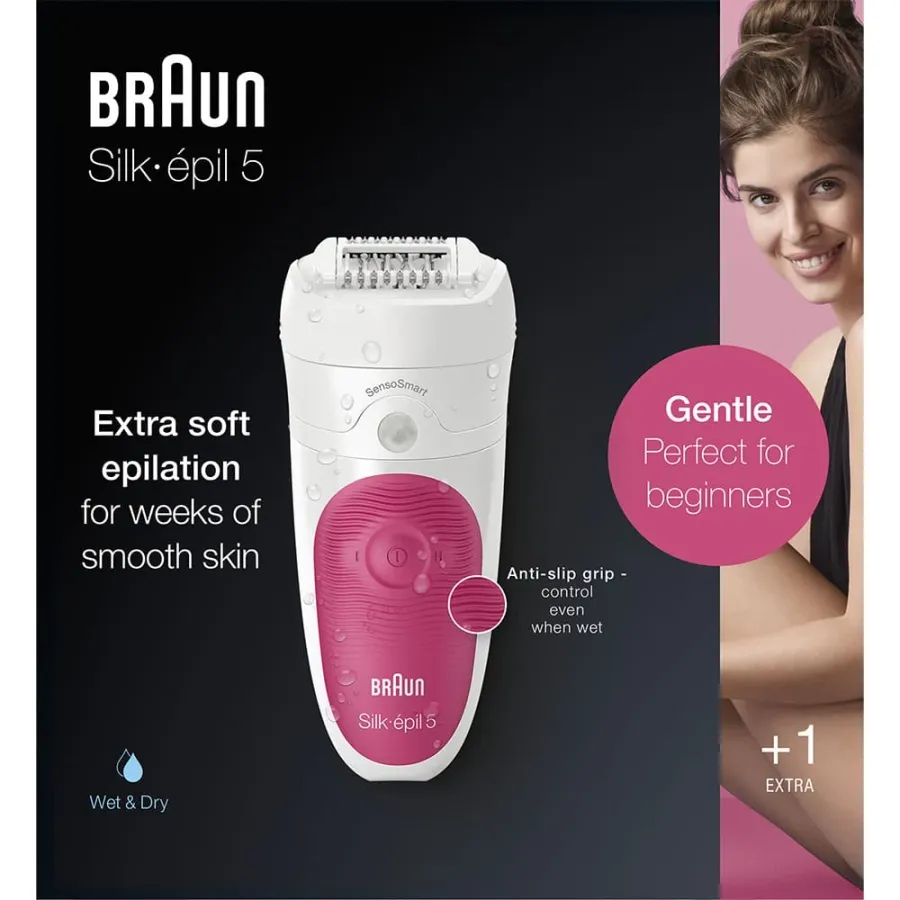obrazek 1 Braun SES 5500 Leg Epilators SES 5500 Box