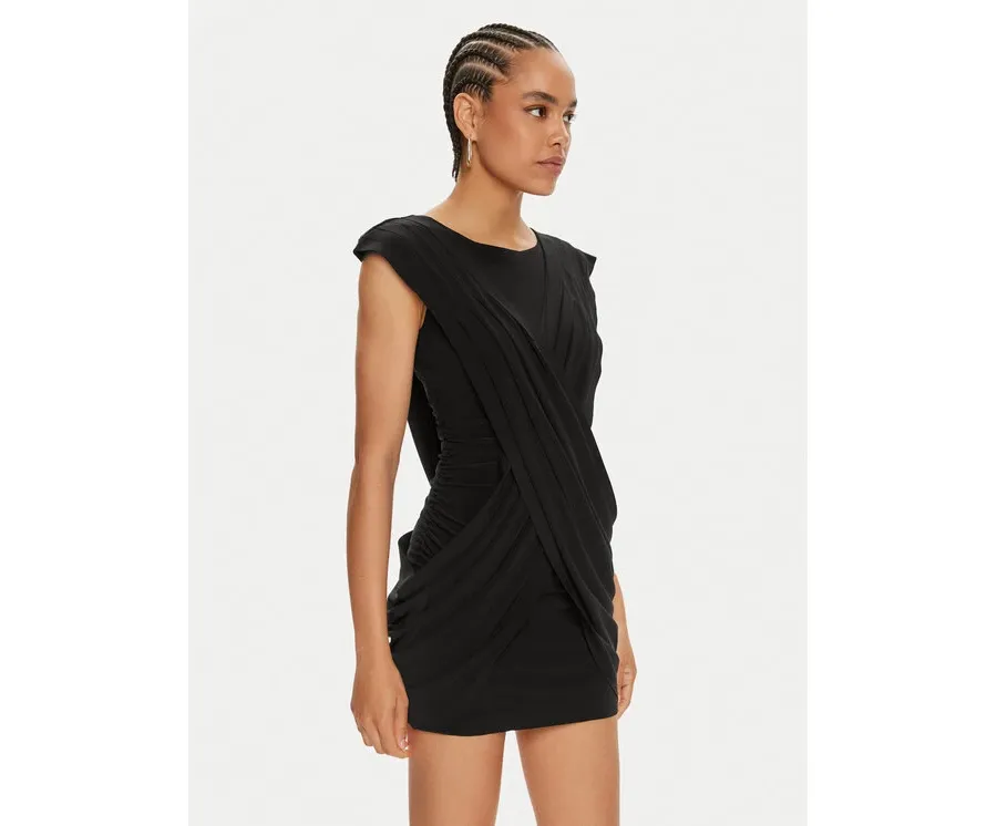 obrazek 1 NORMA KAMALI Sukienka koktajlowa KK1243PLD83001 Czarny Slim Fit